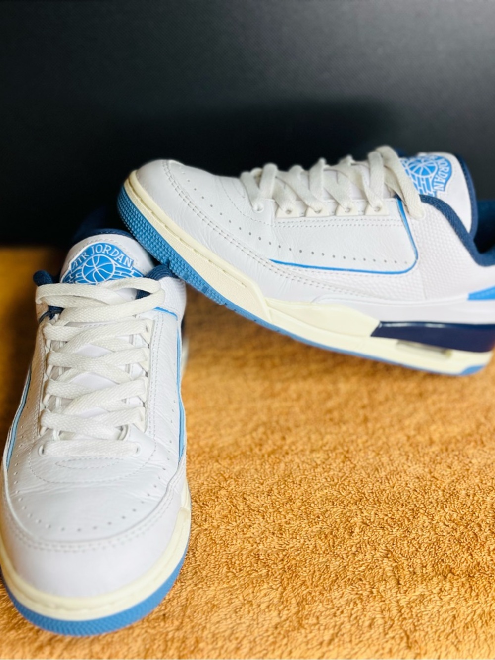 Nike Air Jordan 2/3 Men's White/University Blue UNC Retro Sneakers FD0383 144